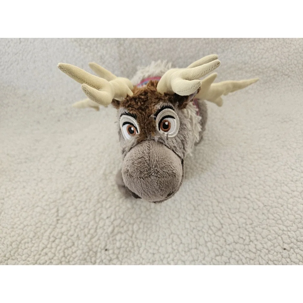 Disney Store Frozen Sven Reindeer‎ Plush Toy Stuffed Animal Approx 16